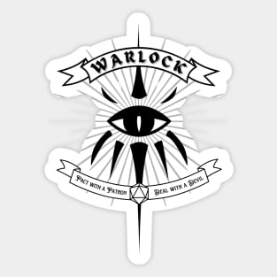Warlock Light Sticker